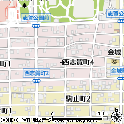 愛知県名古屋市北区西志賀町3丁目47周辺の地図
