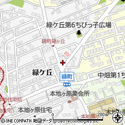 愛知県尾張旭市緑町緑ケ丘121-28周辺の地図