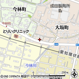 愛知県瀬戸市大坂町135周辺の地図