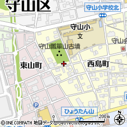 愛知県名古屋市守山区西島町4-33周辺の地図