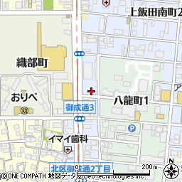 愛知県名古屋市北区御成通4丁目2周辺の地図