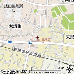 愛知県瀬戸市大坂町195周辺の地図