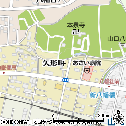 愛知県瀬戸市矢形町124周辺の地図