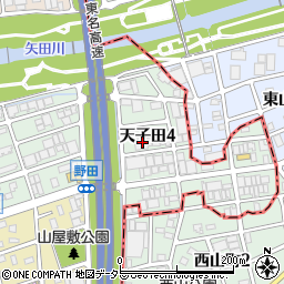 福田紙器周辺の地図