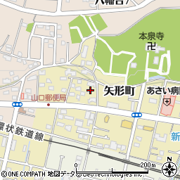愛知県瀬戸市矢形町63周辺の地図