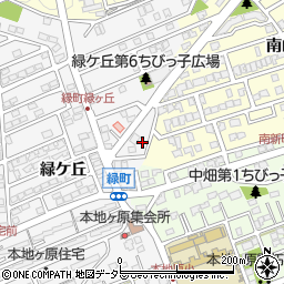 愛知県尾張旭市緑町緑ケ丘121-34周辺の地図