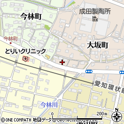 愛知県瀬戸市大坂町130周辺の地図