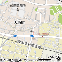 愛知県瀬戸市大坂町199-1周辺の地図