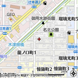 愛知県名古屋市北区龍ノ口町2丁目39周辺の地図