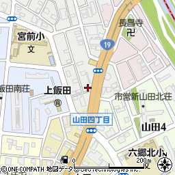 愛知県名古屋市北区上飯田東町1丁目38周辺の地図