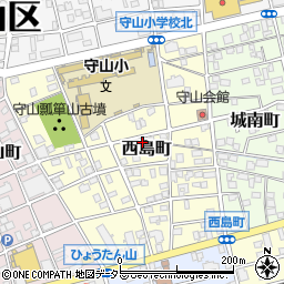 愛知県名古屋市守山区西島町9-9周辺の地図