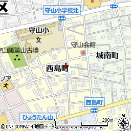 愛知県名古屋市守山区西島町9-16周辺の地図