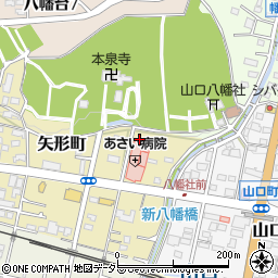 愛知県瀬戸市矢形町175周辺の地図