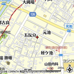 愛知県愛西市勝幡町蓮池1146-12周辺の地図