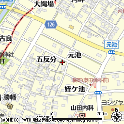愛知県愛西市勝幡町蓮池1146-10周辺の地図