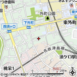 愛知県清須市須ケ口365周辺の地図