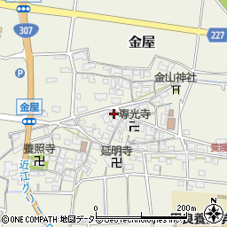滋賀県犬上郡甲良町金屋784周辺の地図
