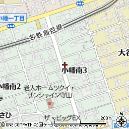 愛知県名古屋市守山区小幡南3丁目周辺の地図