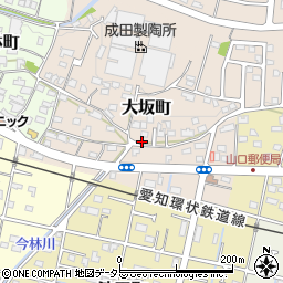 愛知県瀬戸市大坂町237周辺の地図