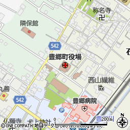 豊郷町役場周辺の地図