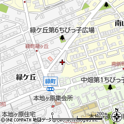 愛知県尾張旭市緑町緑ケ丘121-42周辺の地図