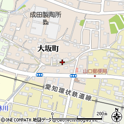 愛知県瀬戸市大坂町251周辺の地図