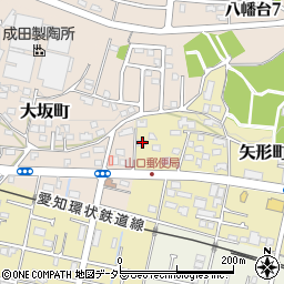愛知県瀬戸市矢形町6周辺の地図