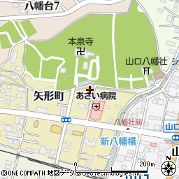 愛知県瀬戸市矢形町163周辺の地図
