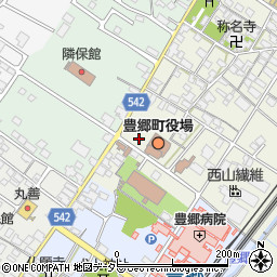 豊郷町役場　医療保険課周辺の地図