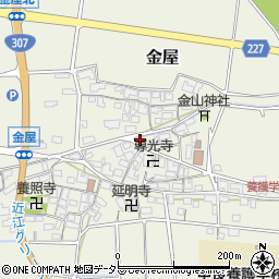 滋賀県犬上郡甲良町金屋797周辺の地図