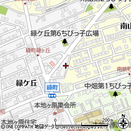 愛知県尾張旭市緑町緑ケ丘121-43周辺の地図