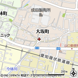 愛知県瀬戸市大坂町220周辺の地図