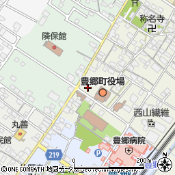 豊郷町役場　産業振興課周辺の地図