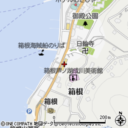 セブンイレブン元箱根店周辺の地図