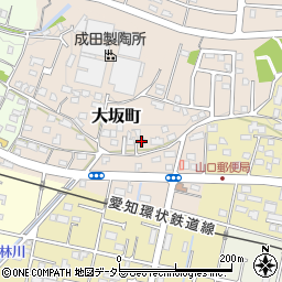 愛知県瀬戸市大坂町248周辺の地図