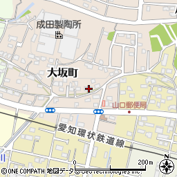 愛知県瀬戸市大坂町252周辺の地図