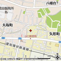 愛知県瀬戸市矢形町5周辺の地図