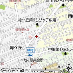 愛知県尾張旭市緑町緑ケ丘121-37周辺の地図