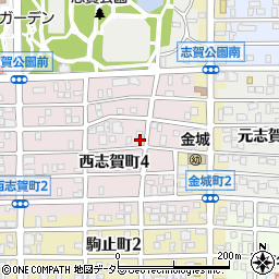 愛知県名古屋市北区西志賀町4丁目51周辺の地図
