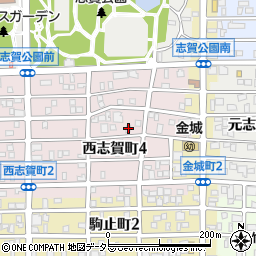 愛知県名古屋市北区西志賀町4丁目53周辺の地図