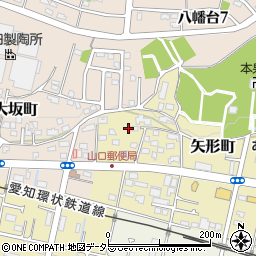 愛知県瀬戸市矢形町35周辺の地図