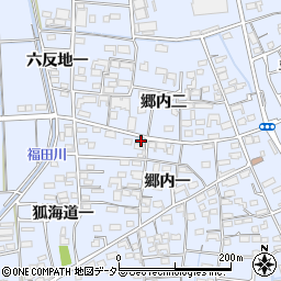 愛知県あま市西今宿郷内一86周辺の地図