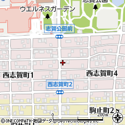 愛知県名古屋市北区西志賀町3丁目53周辺の地図