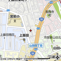 愛知県名古屋市北区上飯田東町1丁目28周辺の地図