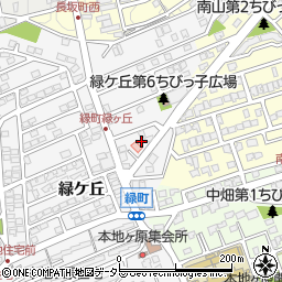 愛知県尾張旭市緑町緑ケ丘121周辺の地図