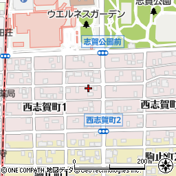 名鉄協商西志賀町２丁目駐車場周辺の地図