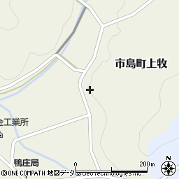 兵庫県丹波市市島町上牧周辺の地図