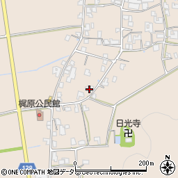 兵庫県丹波市市島町梶原448周辺の地図