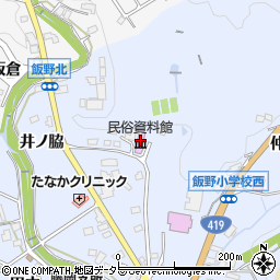豊田市役所教育・文化施設　藤岡民俗資料館周辺の地図
