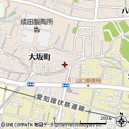 愛知県瀬戸市大坂町258周辺の地図